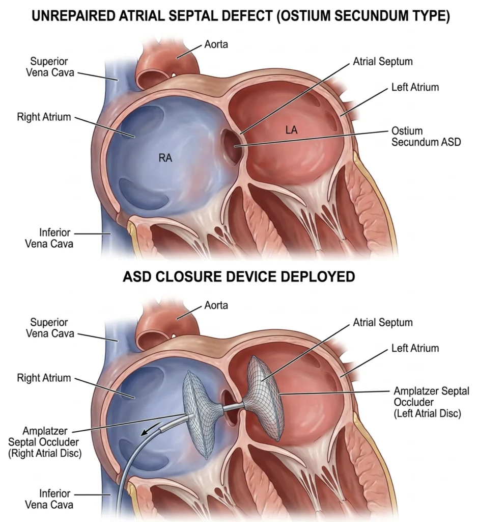 Heart hole surgery in ahmedabad